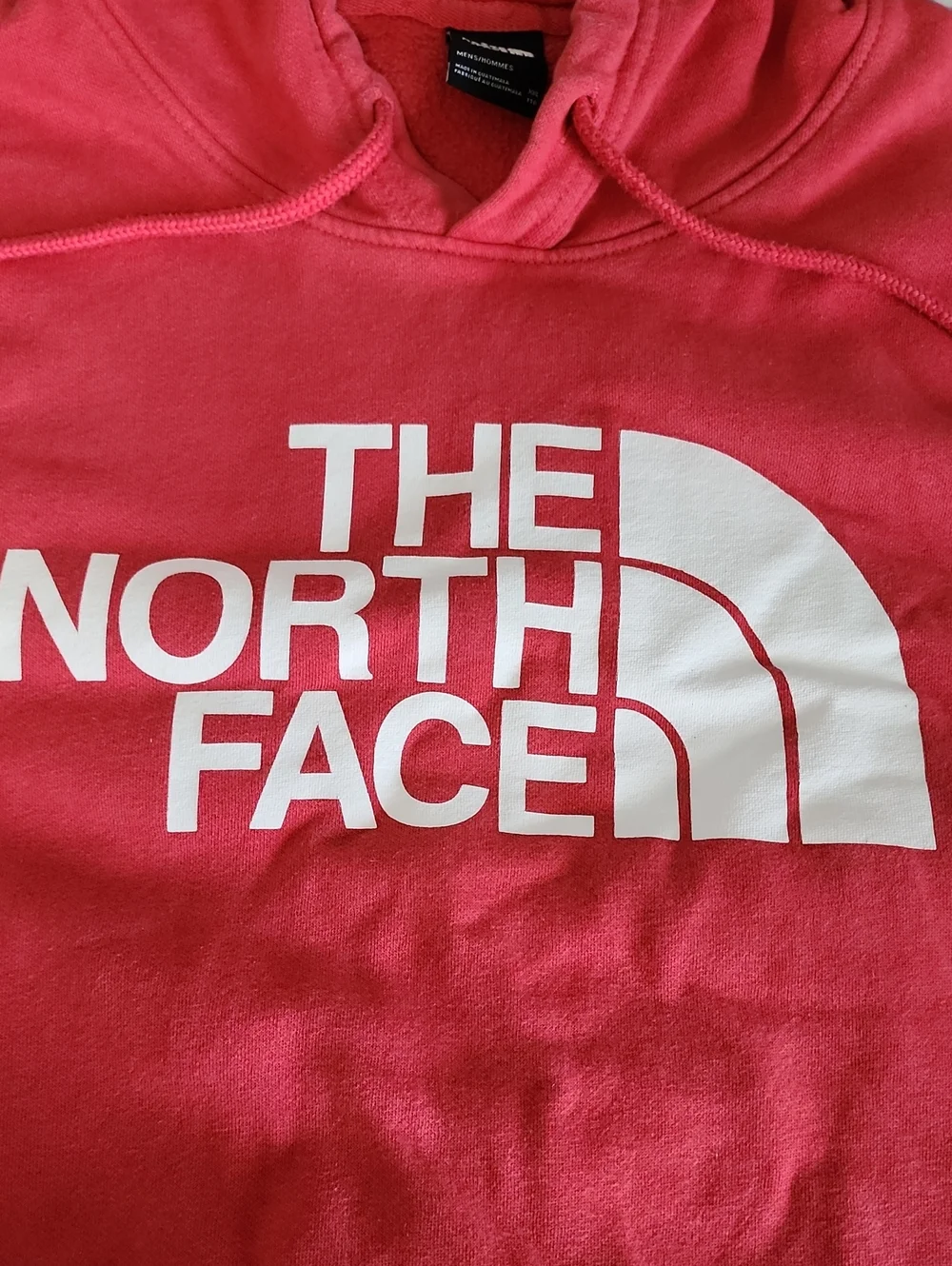 The North Face Men’s Red Crewneck Logo Hoodie XXL